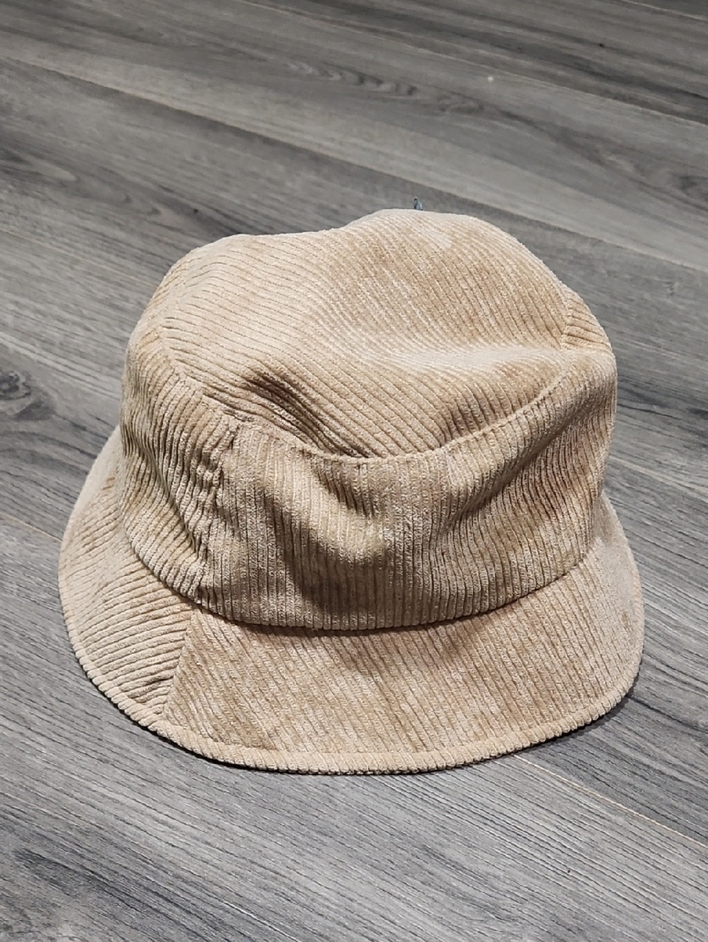 Upcycled Tan Corduroy Bucket Hat - Picture 4 of 5